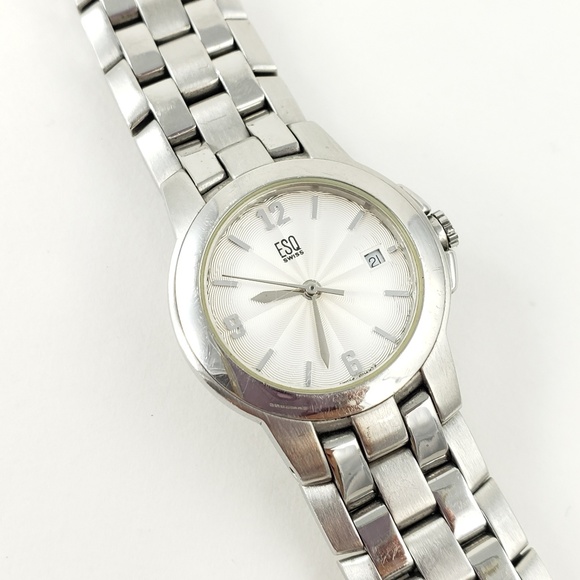 ESQ Swiss Accessories - ESQ Swiss Watch Stainless Steel New Battery